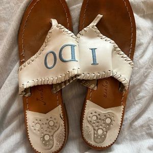 Jack Rodgers I Do sandals size 9